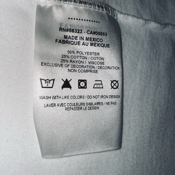 Nike Tee Mighty University Oregon Ducks Women XL White Double Side Puddles Shirt - Picture 5 of 6